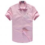 polo paris ralph lauren chemises hommesche courte hommes 2013 mode coton color pony pink